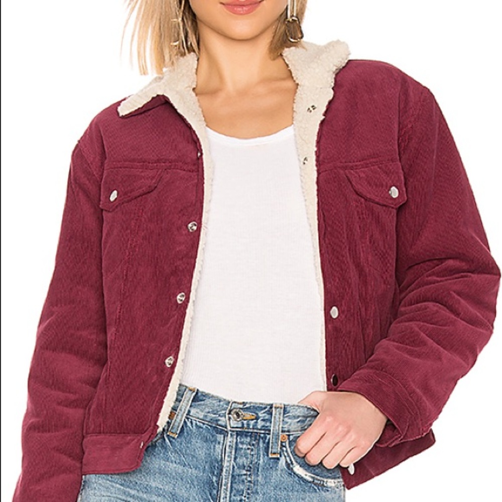 RE/DONE Oversized Sherpa Trucker Jacket
